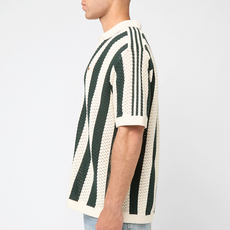 Buy adidas Originals x Clot Poloshirt in grnnit/ crewht | JP1615