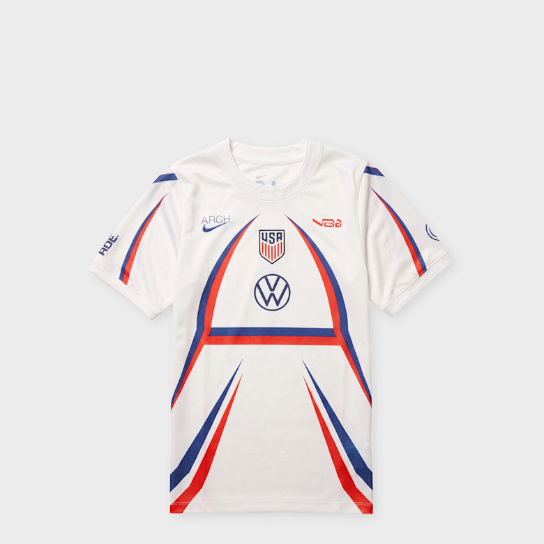 Buy Nike x V.A.A. USA Academy Pro Pre-Match Jersey in wit | IH1696