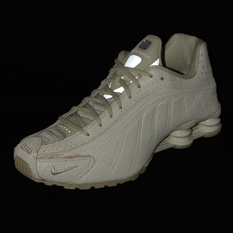 Buy Nike Shox R4 QS natural/net-mtlc silver Shox R4 QS in beige