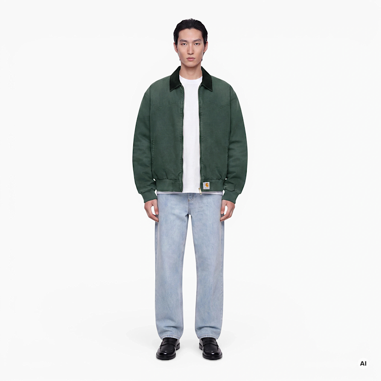 Buy Carhartt WIP OG Santa Fe Jacket in groen | I037056-3WM.40