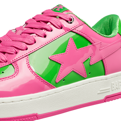 ふ*て様 Bape sta Pink Green 26.5 Buy A Bathing Ape Bape Sta #1 M1 in pink | 001FWL301303MPNK | solebox