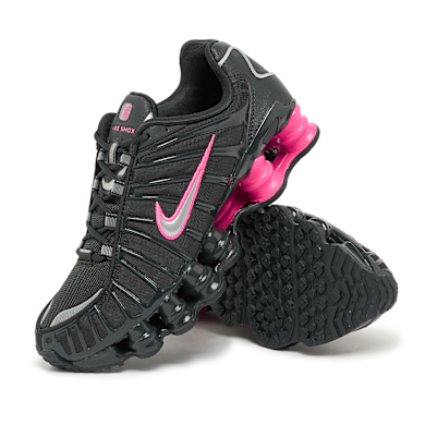 Buy Nike Wmns Shox TL in off noir/metallic silver-hyper pink