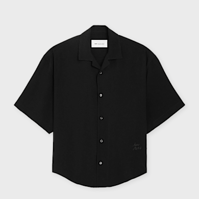 user  ami シャツ Buy AMI PARIS Shortsleeve Boxy Shirt Camp Collar Embroidered ADC