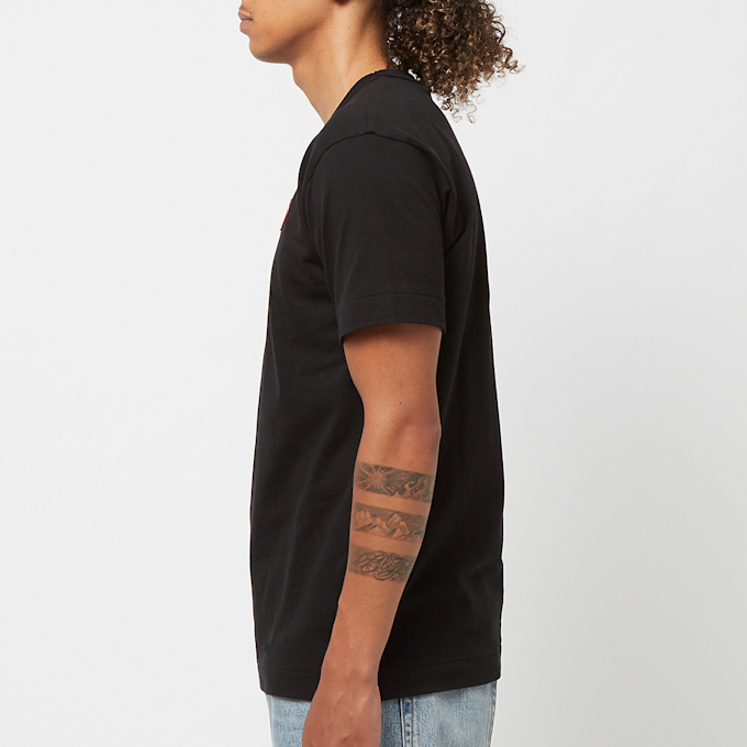 Comme des Garcons Play Big Red Heart Logo T-Shirt zwart 51231 3