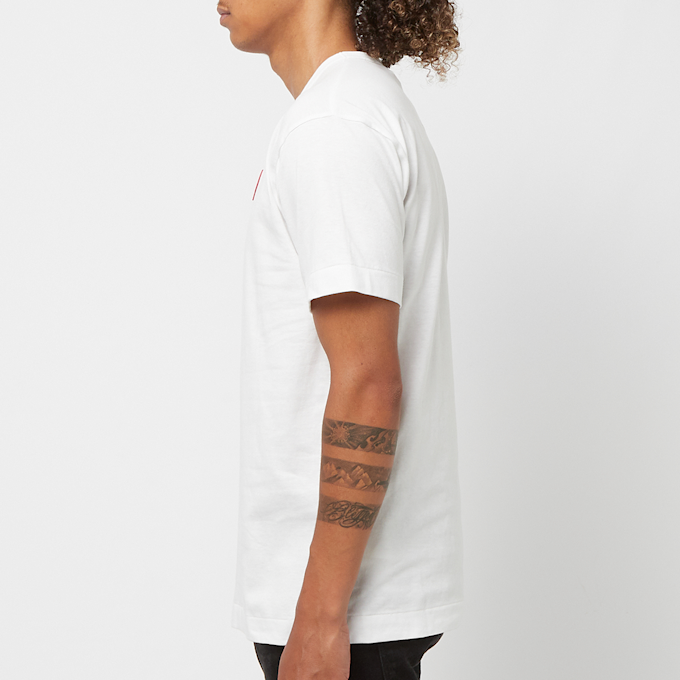 Comme des Garcons Play Big Red Heart Logo T-Shirt blanc 51229 3