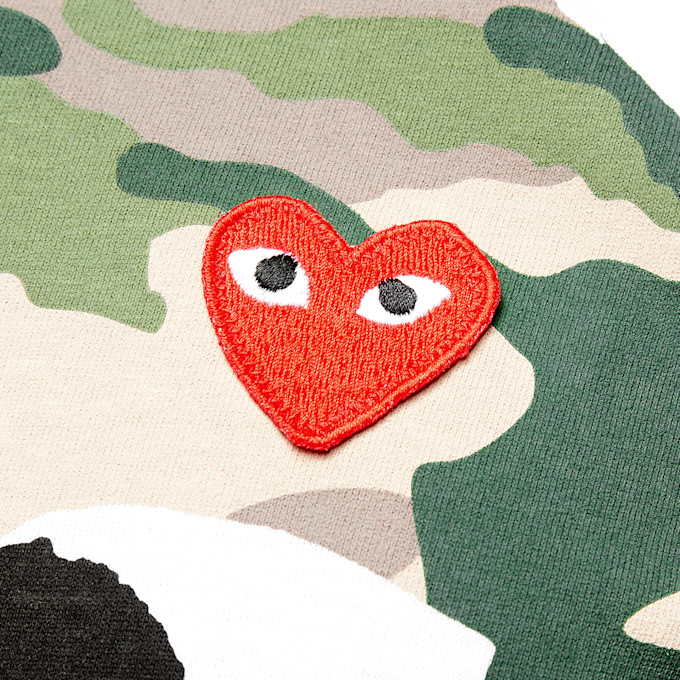 Comme des Garcons Play&nbsp; Camouflage T-Shirt blanc 51237 5