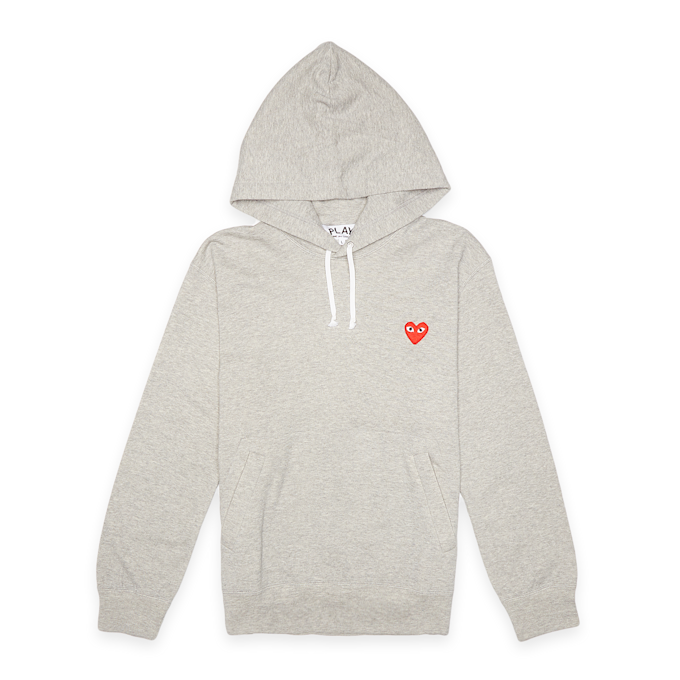 Comme des Garcons Play Hooded Sweatshirt gris 51238 1