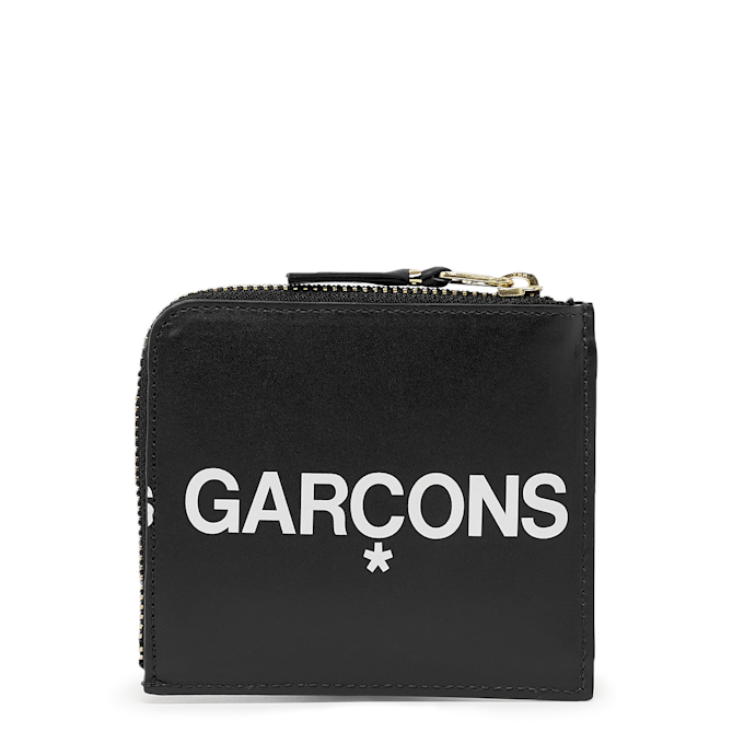 Comme des Garcons Wallet Huge Logo noir 53181 2