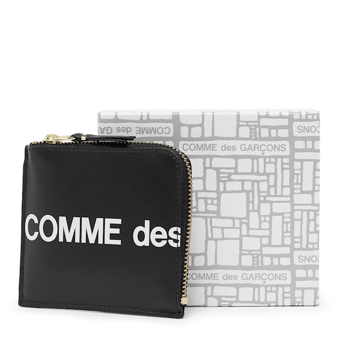 Comme des Garcons Wallet Huge Logo noir 53181 4