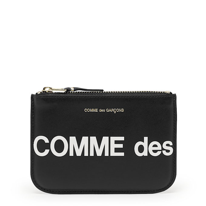 Comme des Garcons Wallet Huge Logo noir 53184 1