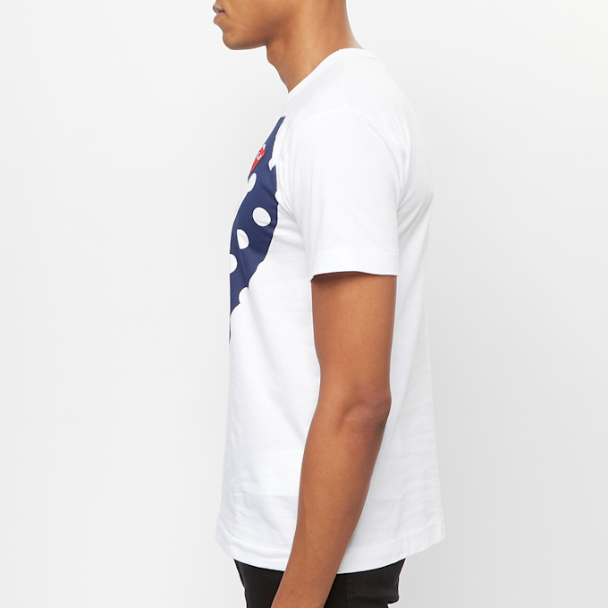 Comme des Garcons Play Play Polka Dot T-Shirt wit 53566 3