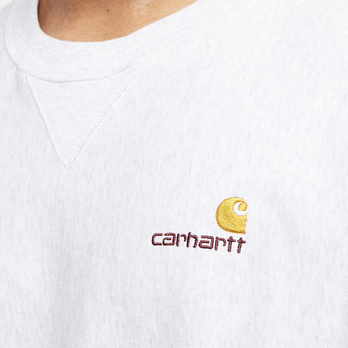 Carhartt WIP American Script Sweatshirt grau 55772 5