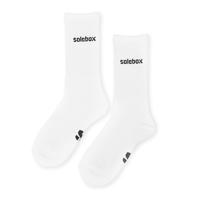 solebox Logo Socks white 55822 1