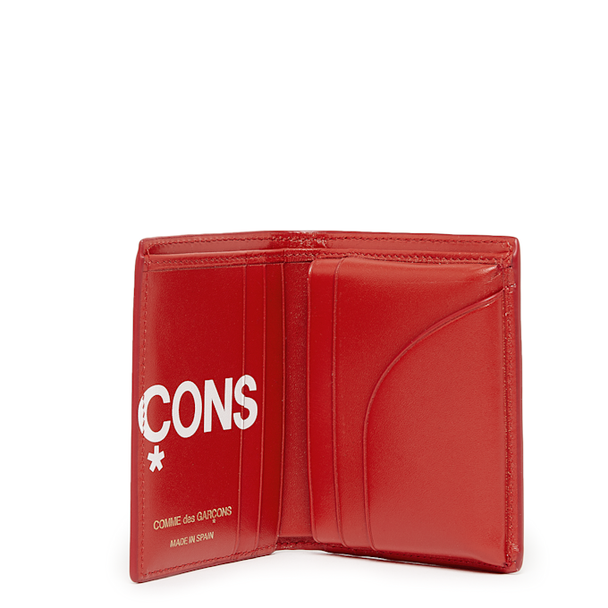 Comme des Garcons Wallet Huge Logo rouge 55882 3