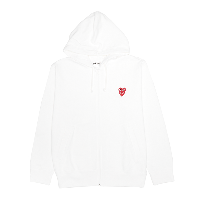 Comme des Garcons Play Play Heart Sweatshirt white 55904 1