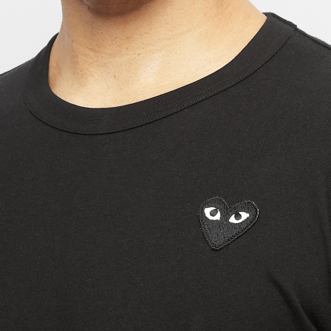 Comme des Garcons Play Play Black Heart Long Sleeve T-Shirt noir 56282 5