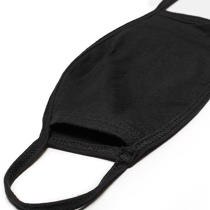 Market Warning Face Mask black noir 56503 3