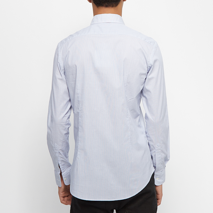 Aspesi Sem II Shirt Microstripe blau 56932 4