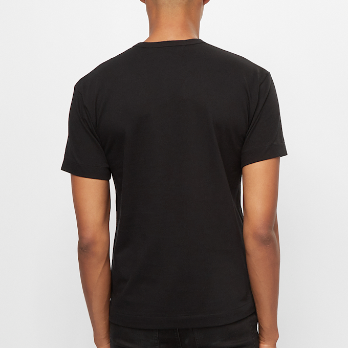Comme des Garcons Play Play Two Heart T-Shirt schwarz 57549 4