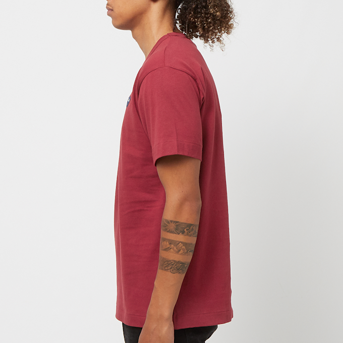 Comme des Garcons Play Play Double Heart T-Shirt rouge 57556 3