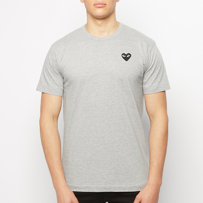 Comme des Garcons Play Black Heart T-Shirt gris 58443 2