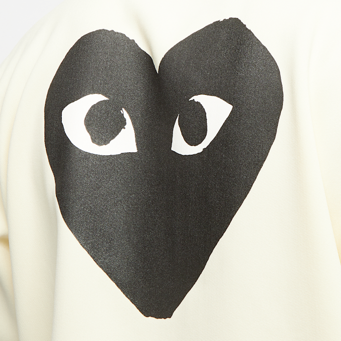 Comme des Garcons Play Play Sweatshirt Big Heart beige 58458 6