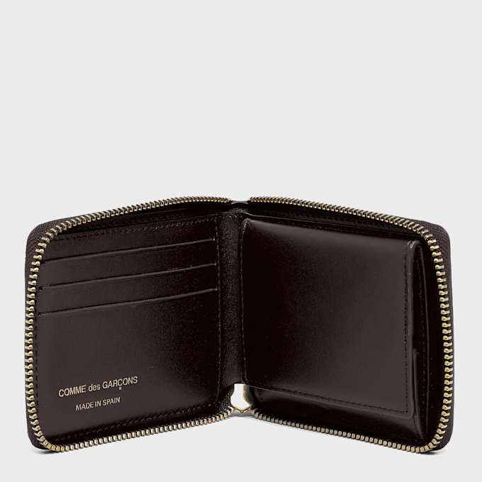 Comme des Garcons Wallet Classic Leather Line bruin 58483 3