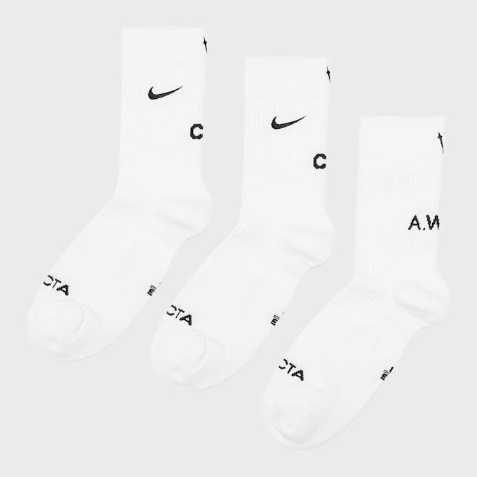 Nike x Nocta NRG Aubrey Crew Socks (3-Pack) white 59649 1