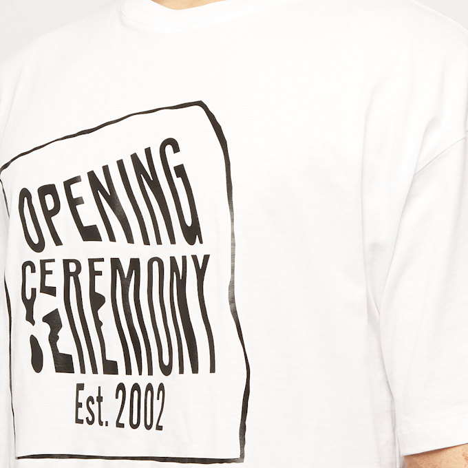 Opening Ceremony Warped Logo Regular T-Shirt white 59769 5
