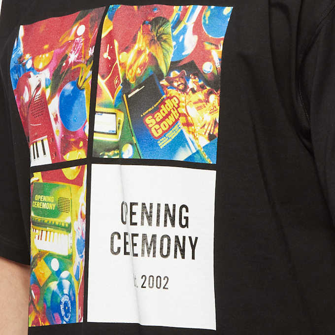 Opening Ceremony TD 4 Boxes Print Reg. T-Shirt black multicolor noir 59775 5