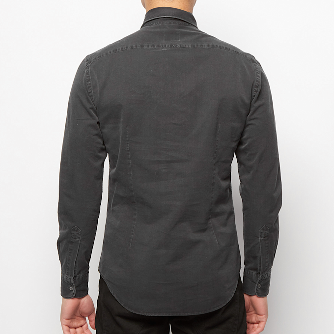 Aspesi Sem II Shirt Washed Denim zwart 60750 4