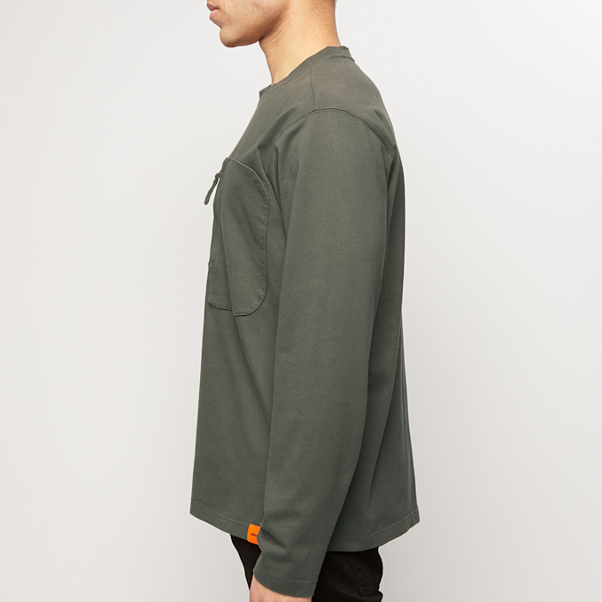 Aspesi Mod. AY41 Longsleeve Pocket Tee gris 60754 3