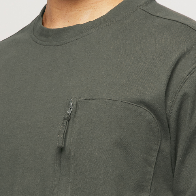 Aspesi Mod. AY41 Longsleeve Pocket Tee gris 60754 5