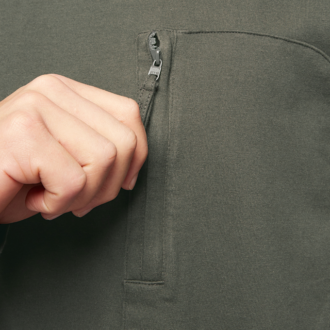 Aspesi Mod. AY41 Longsleeve Pocket Tee grau 60754 7