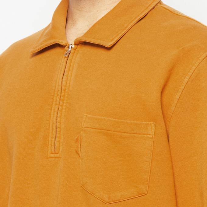 YMC Sugden Zip Sweatshirt geel 60806 5