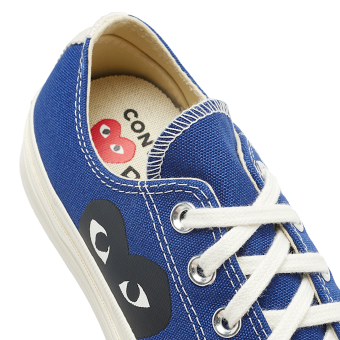 Comme des Garcons Play Black Heart Chuck Taylor All Star '70 Low bleu 60917 5
