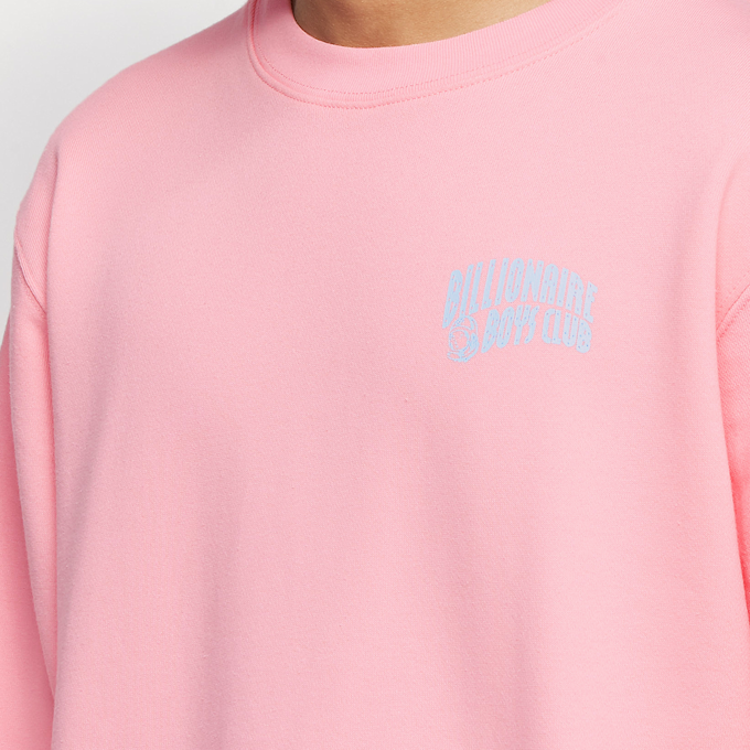 Billionaire Boys Club Small Arch Logo Crewneck light pink 71500 5