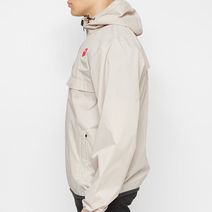 Comme des Garcons Play K-Way Hoodie Half Zip beige 71594 3