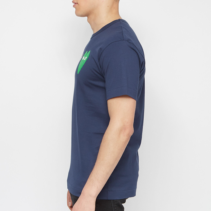 Comme des Garcons Play Play Logo T-Shirt bleu 71598 3