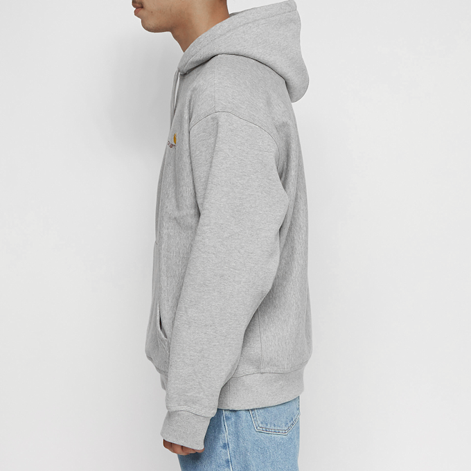 Carhartt WIP Hooded American Script Sweatshirt grau 71621 3