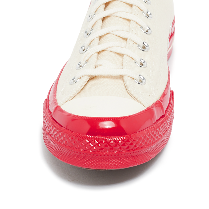 Comme des Garcons Play Red Sole Chuck Taylor 70 Low Top beige 74129 6
