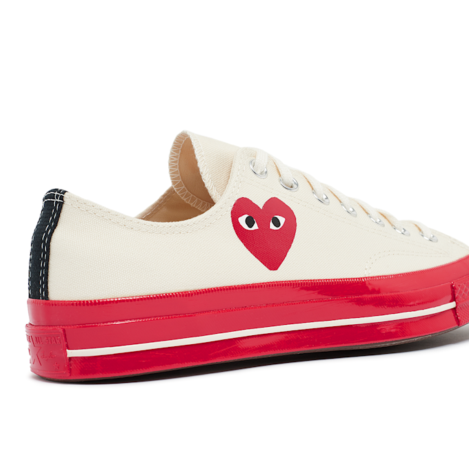 Comme des Garcons Play Red Sole Chuck Taylor 70 Low Top beige 74129 7