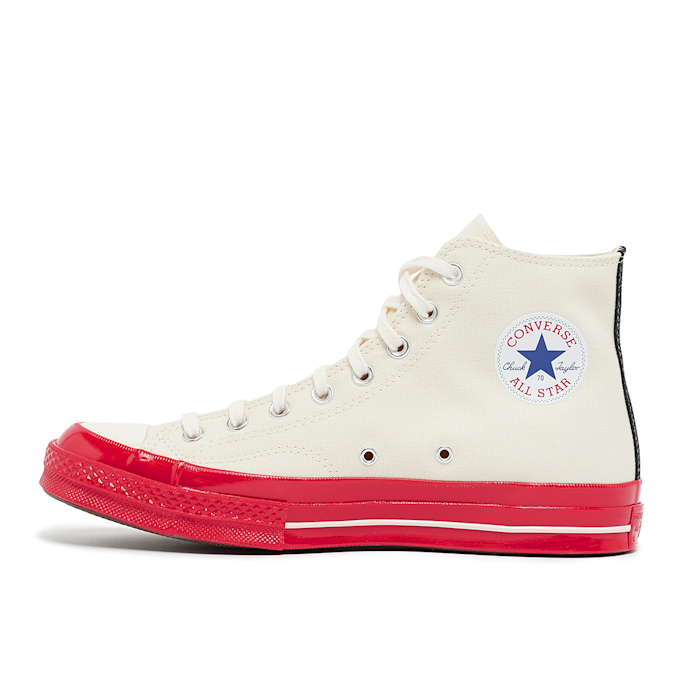 Comme des Garcons Play Red Sole Chuck Taylor 70 Hi Top beige 74130 3