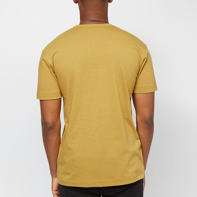 Comme des Garcons Play Red Heart T-Shirt jaune 75573 4