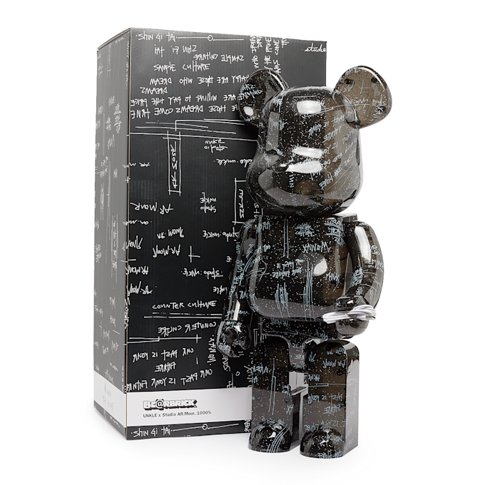 Medicom Bearbrick Unkle x Studio Ar. Mour. 1000% grey 75699 4