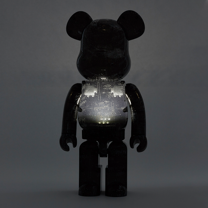 Medicom Bearbrick Unkle x Studio Ar. Mour. 1000% grey 75699 5