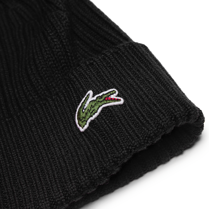 Lacoste Rib Beanie noir 76260 3
