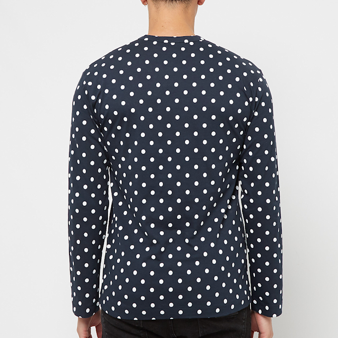 Comme des Garcons Play Blue Polka Dot Longsleeve blauw 77067 4