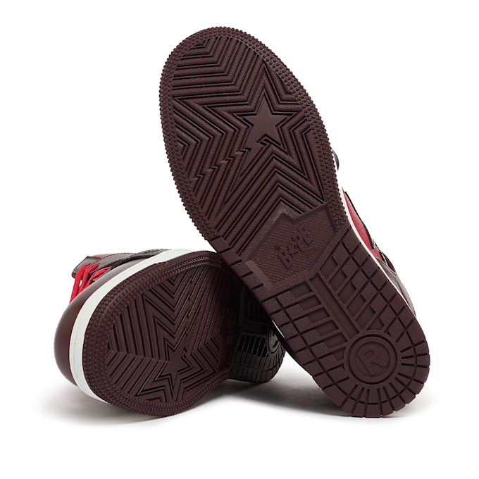 A Bathing Ape Wmns Bape Sta 93 Hi L rouge 77383 7