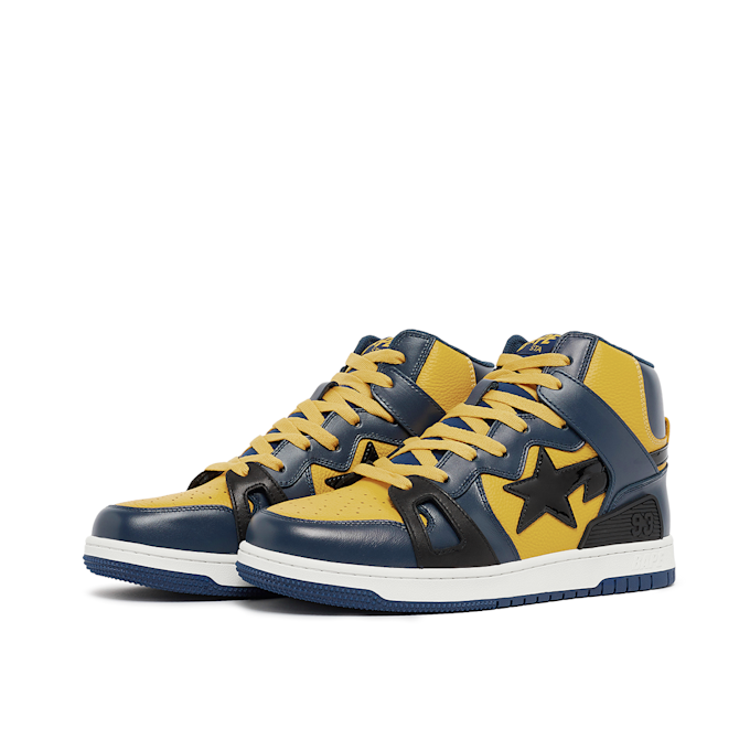 A Bathing Ape Wmns Bape Sta 93 Hi L yellow 77387 1